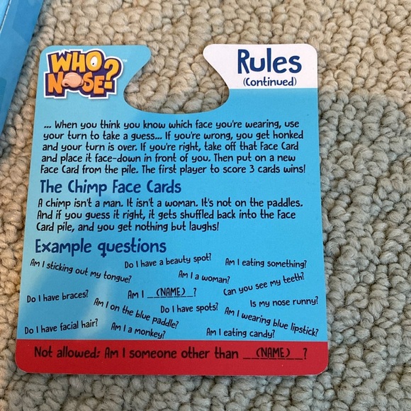 Who Nose? board Game - Picture 10 of 10